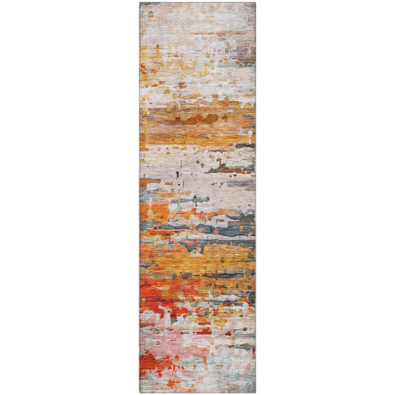 Premium Washable Super Soft Abstract Ombre Mayfield Rug