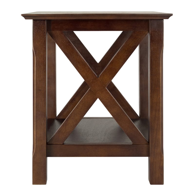 Xola Accent Table, Cappuccino - 20 x 19.13 x 21.97 inches