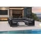 preview thumbnail 64 of 75, PURPLE LEAF Caesar Outdoor Couch with 9.6" Thick Cushion and Table for Yard Porch Deck, Grey Outdoor Patio Conversation Sets 10 Seats - U-shaped