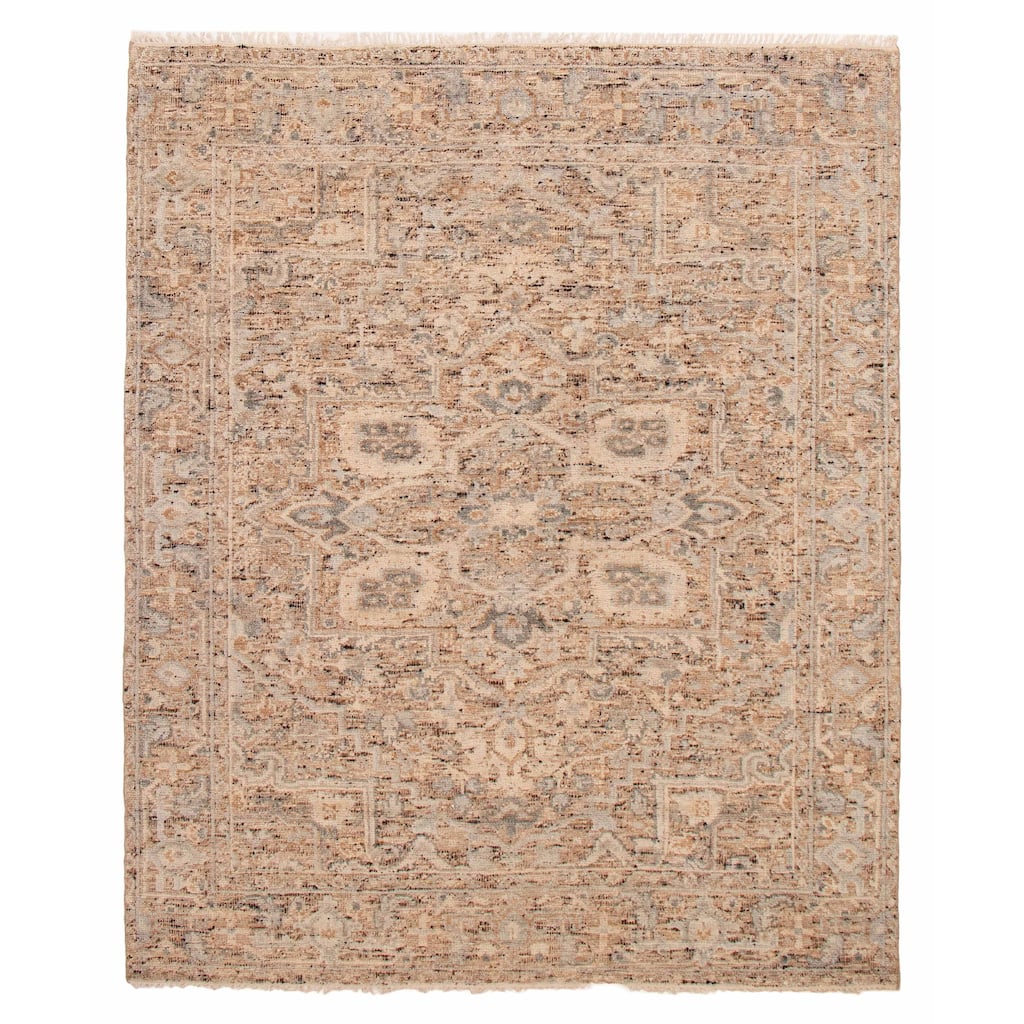 ECARPETGALLERY Hand-knotted Jules Serapi Tan Wool Rug - 8'2 x 9'11