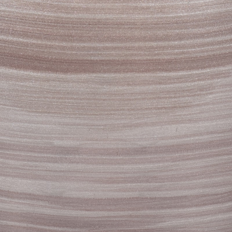 Sagebrook Home Blush Glass Swirled Round Vase