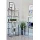 preview thumbnail 4 of 4, Silver Orchid Borgstrom 5-tier Bookcase Polished Chrome