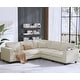 preview thumbnail 1 of 34, GDFStudio - Jackson Oversized L-Shaped Corduroy Corner Couch with Armrest Storage