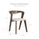 preview thumbnail 2 of 6, Furniture of America Abigail II Mid-century Modern Handcrafted Solid Wood Dining Chairs (Set of 2)