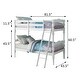 preview thumbnail 3 of 25, Classic Rectangular Design Twin over Twin Bunk Bed