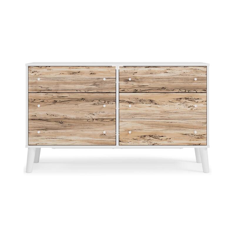 Ashley Furniture Piperton Two-tone Brown/White Chest of Drawers