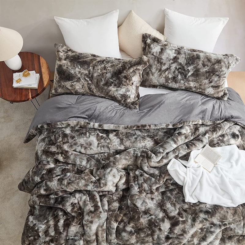 Wolf Bunny - Coma Inducer® Oversized Comforter Set - Gunpowder Black