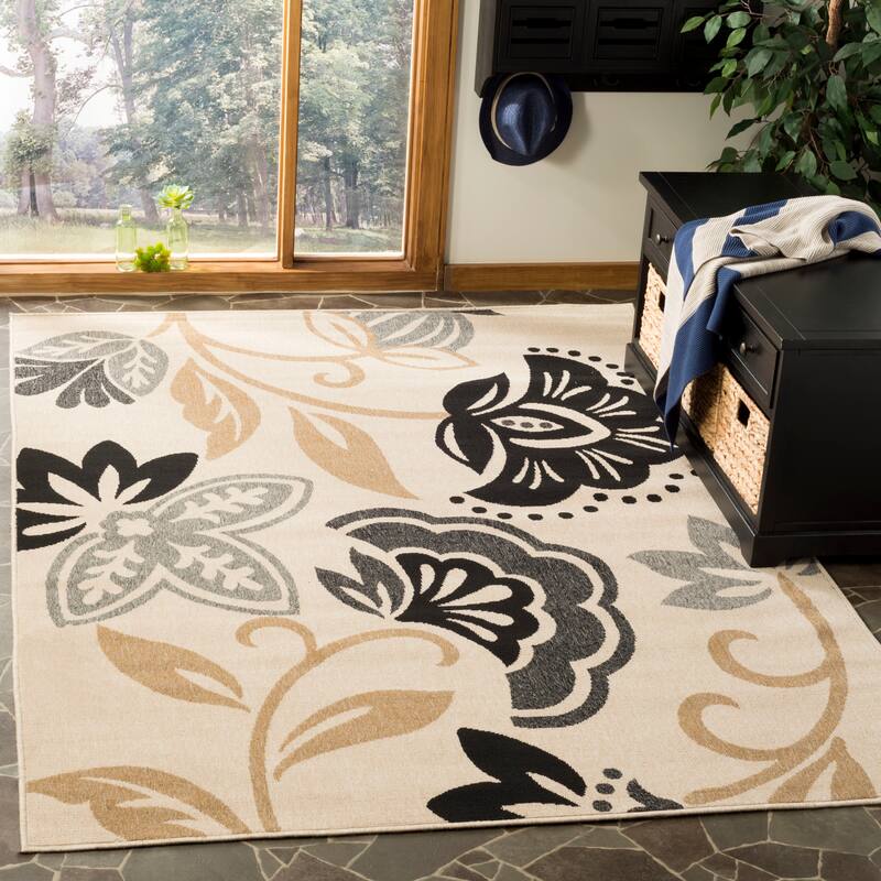 Martha Stewart by SAFAVIEH Petaluma Floral Indoor /Outdoor Waterproof Rug