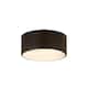Harley 2 Light Flush Mount - Bronze