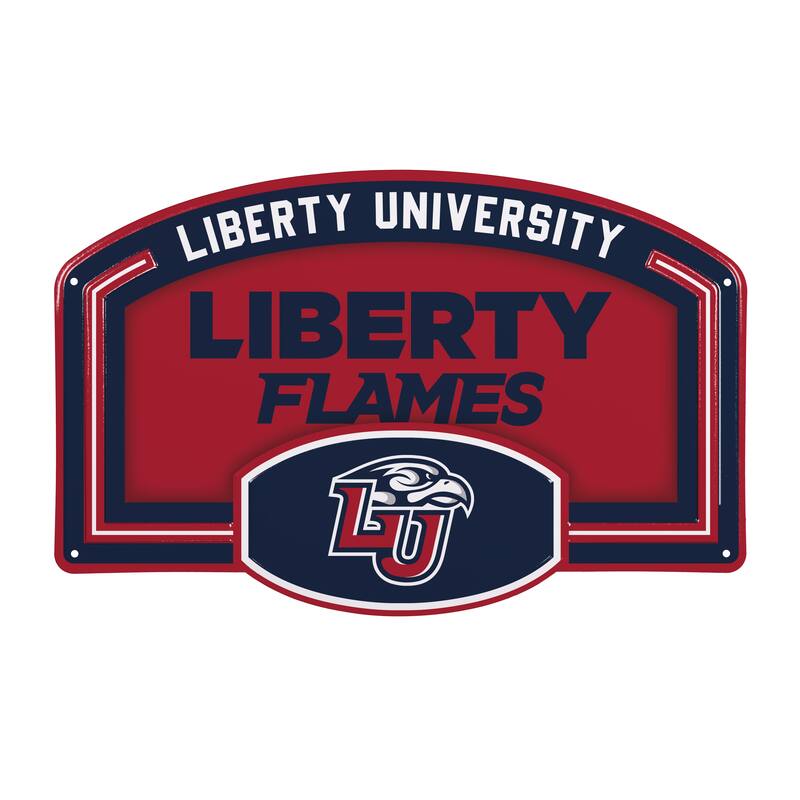 Liberty University Embossed Steel Wall Sign, 11" x 17"