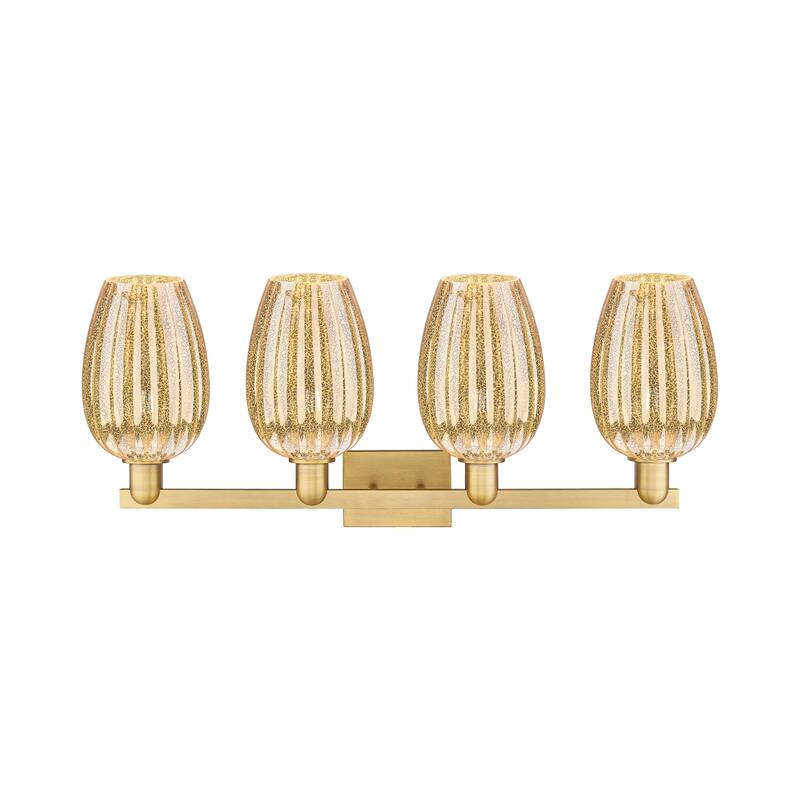 Innovations Lighting Downtown Urban - Preston - 4 Light 36" Flute Shade Bath Vanity Light