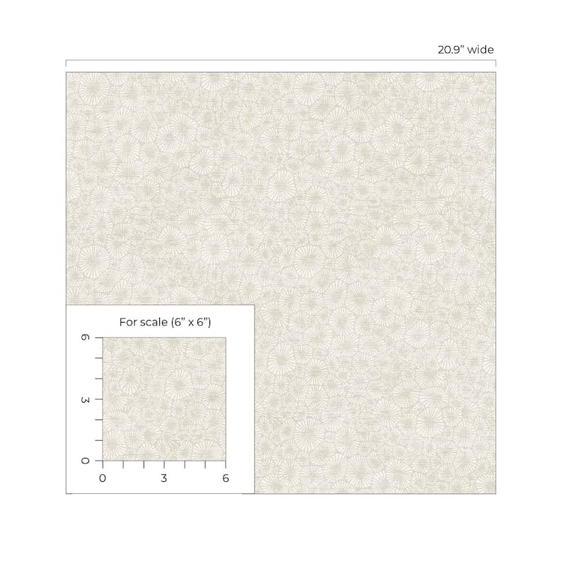 Seabrook Designs Windham Shells Nonwoven Unpasted Wallpaper