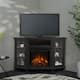 Lynette 56.26" Media Electric Fireplace Gray by Real Flame