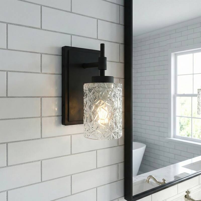 Acroma 1 - Light Dimmable Steel Armed Sconce - Matte Black