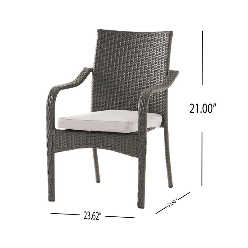 San Pico Wicker Outdoor 5-piece Dining Set by Christopher Knight Home