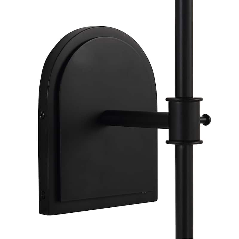 Mililani 17.38" Height Wall Sconce, Black - 5 x 17.38 x 7