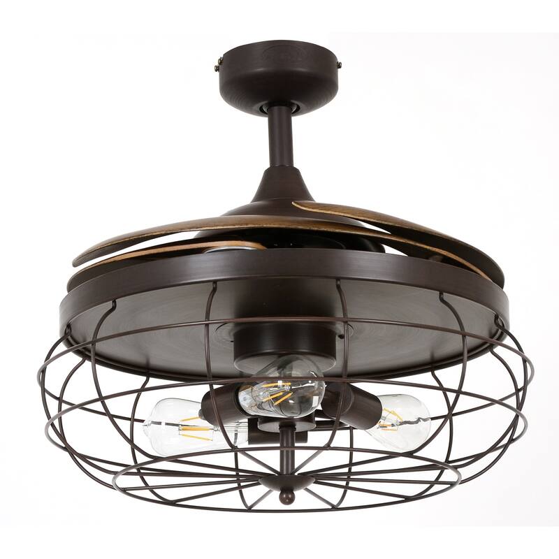 Fanaway Industri Oil Rubbed Bronze and Dark Koa 48-inch Ceiling Fan