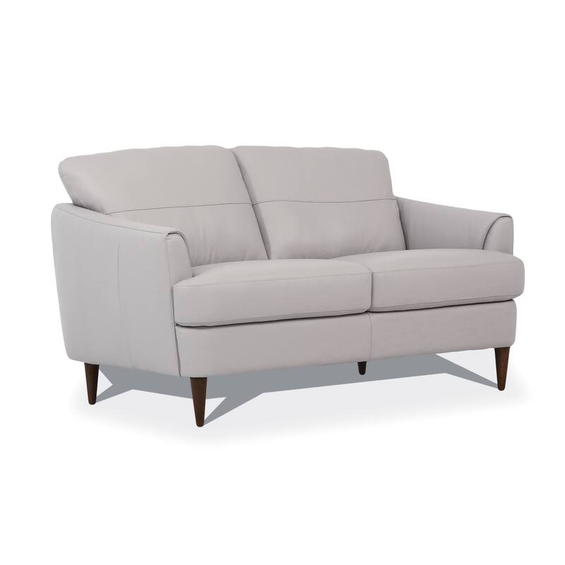 Yvette Pearl Gray T-Shaped Cushion Loveseat