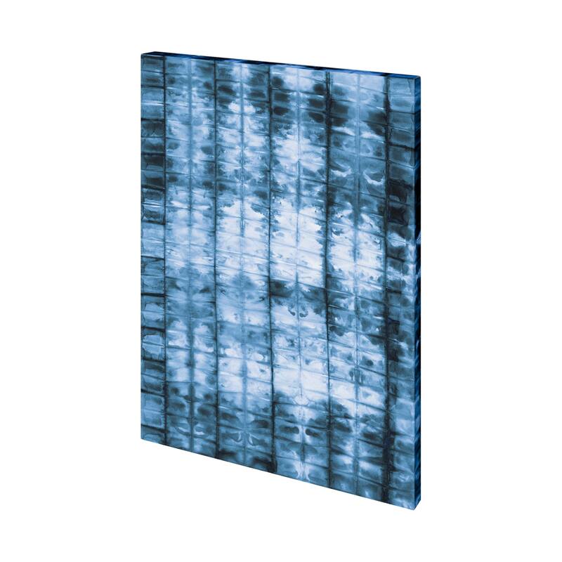 Kanari II Indigo (28 x 42) Canvas Art Print - Small