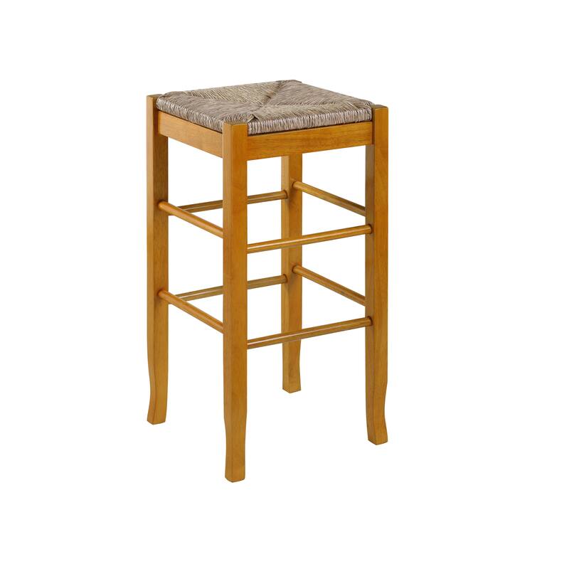 Slaot Woven 29-inch Square Bar Stool