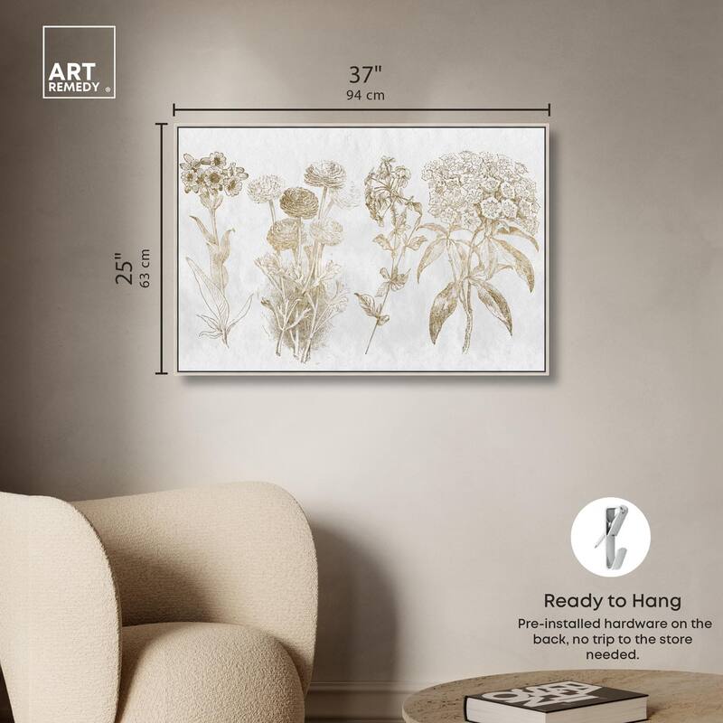 Floral Selection Quad Canvas by Art Remedy