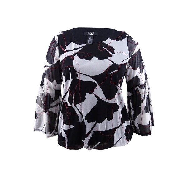 black bubble hem tops plus size