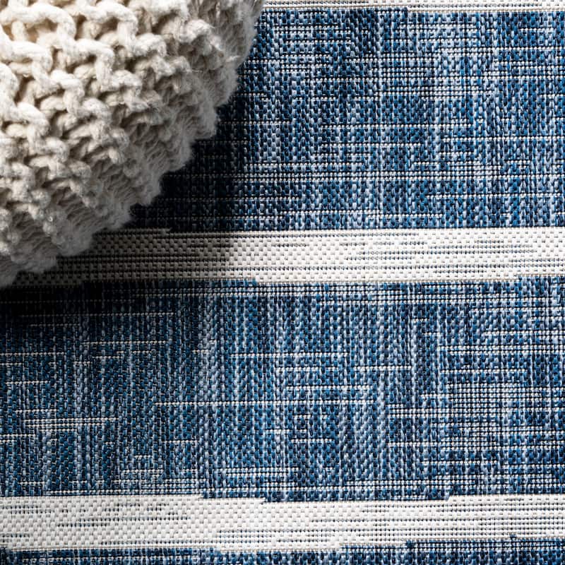 JONATHAN Y Andratx Berber Stripe Indoor/Outdoor Area Rug