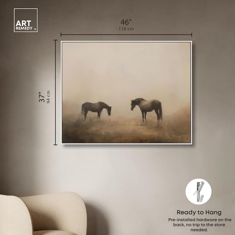 Equine Duo II Canvas by Art Remedy