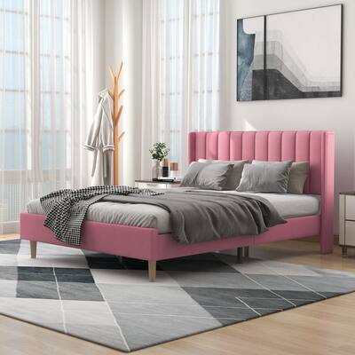Alazyhome Upholstered Platform Bed Frame