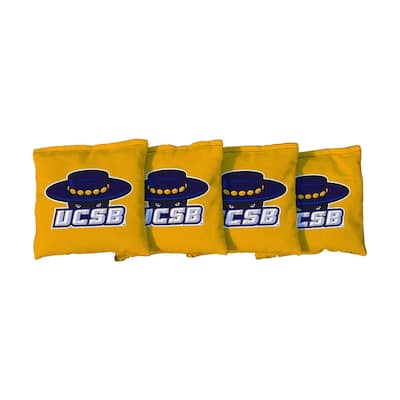 University of California, Santa Barbara Gauchos Yellow Cornhole Bags