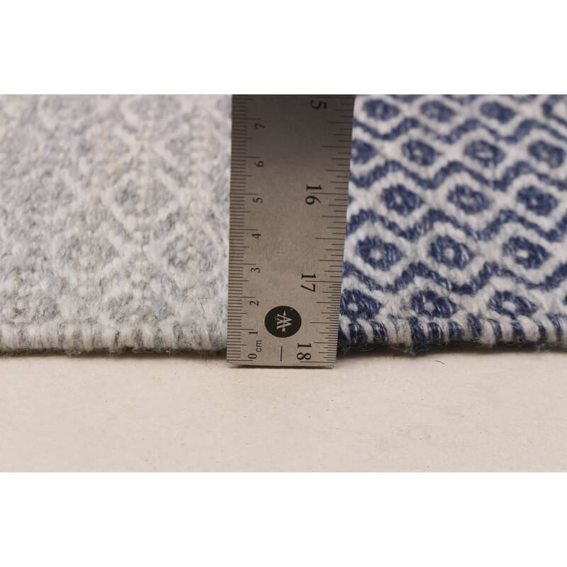 Nevada Grey Kilim 5'1" x 8'3" - 5'1 x 8'3
