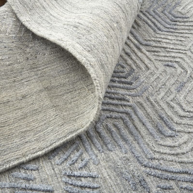 Xupab Abstract Modern Woven Durable Area Rug By HomeRoots - 2' x 3'