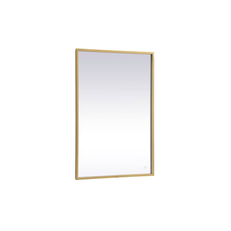 Indigo Home 27x40 inch LED mirror with adjustable color temperature