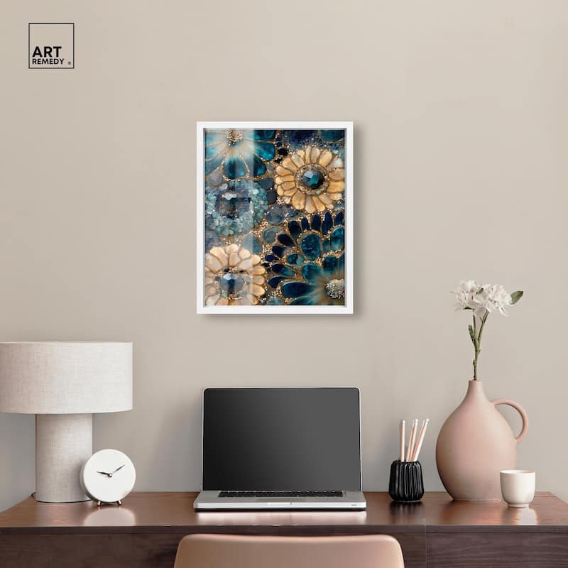 Opulent Geode III Shadowbox by Art Remedy