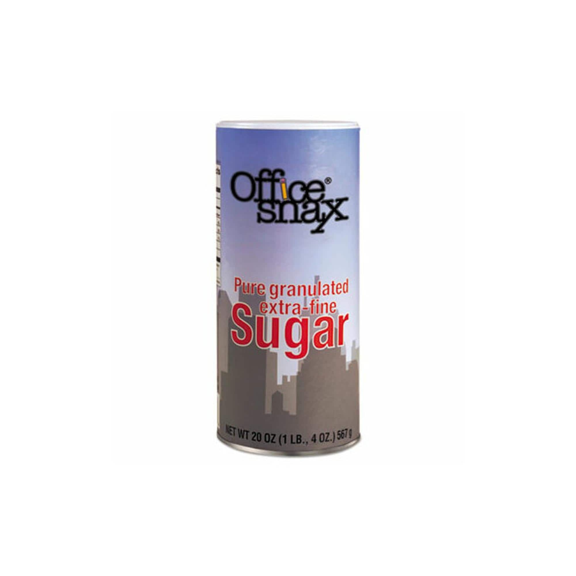 Office Snax® Reclosable Canister Of Sugar, 20 Oz ...