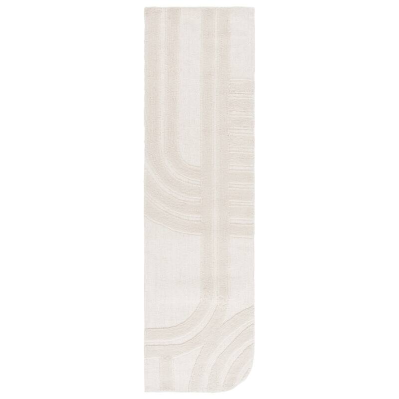 SAFAVIEH Handmade Southampton Flor Casual Rug - 2'3" x 8' Runner - Ivory