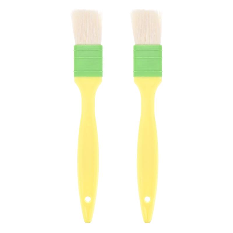 2-Pack Pastry Brush, Wool Basting Brush for Cooking