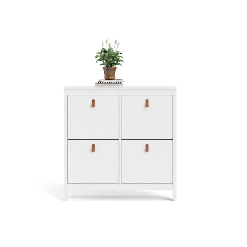 Porch & Den Madrid 4-Drawer Shoe Cabinet