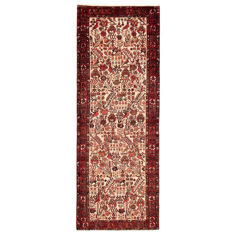 Anadol Cream Rug 3'7" x 9'6" - 3'7 x 9'6 - Cream - 3'7 x 9'6