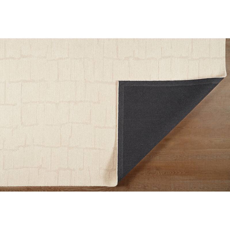 Terra by Obeetee Shadows Boxes Ivory Rug