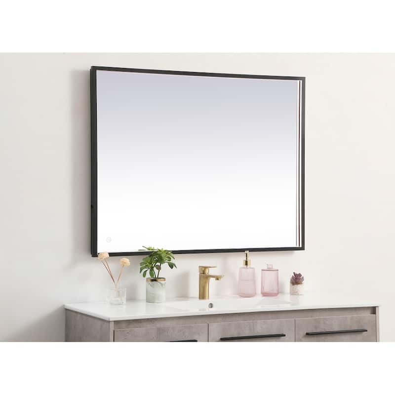 Indigo Home 30x40 inch LED mirror with adjustable color temperature
