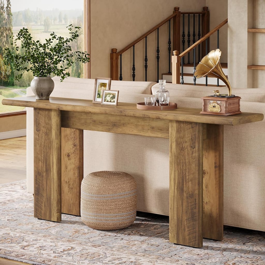 71" Long Console Table, Modern Sofa Table for Entry, Entrance, Hallway, Living Room