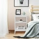 preview thumbnail 13 of 11, Modern Nightstand with 3-Tier Storage Shelves, Nightstands Set of 2