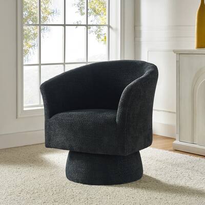 Johannes Lucy Modern Swivel Barrel Chair by HULALA HOME