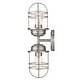 preview thumbnail 6 of 7, Golden Lighting Seaport 2 Light 17" Tall Bathroom Sconce
