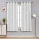 preview thumbnail 95 of 106, Deconovo Silver Line 52 Width Curtain Panel Pair (2 Panel) W52" x L72" - Greyish White