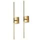 preview thumbnail 25 of 105, Conley 28" Dimmable Integrated LED Metal Wall Sconce, by JONATHAN Y