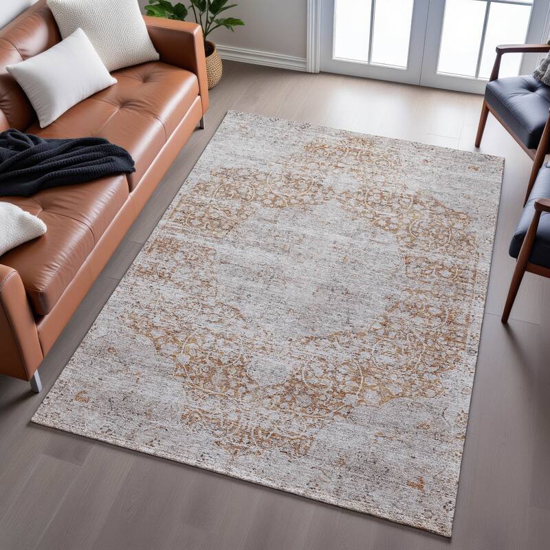 Premium Washable Super Soft Vintage Traditional Mayfield Rug