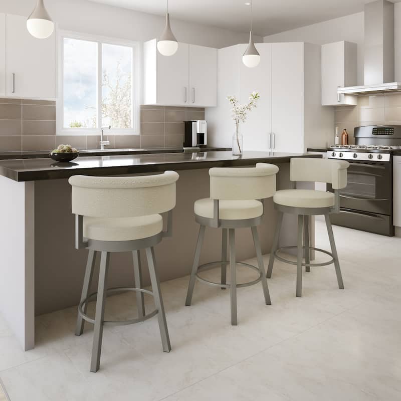 Amisco Rosco Swivel Counter Stool