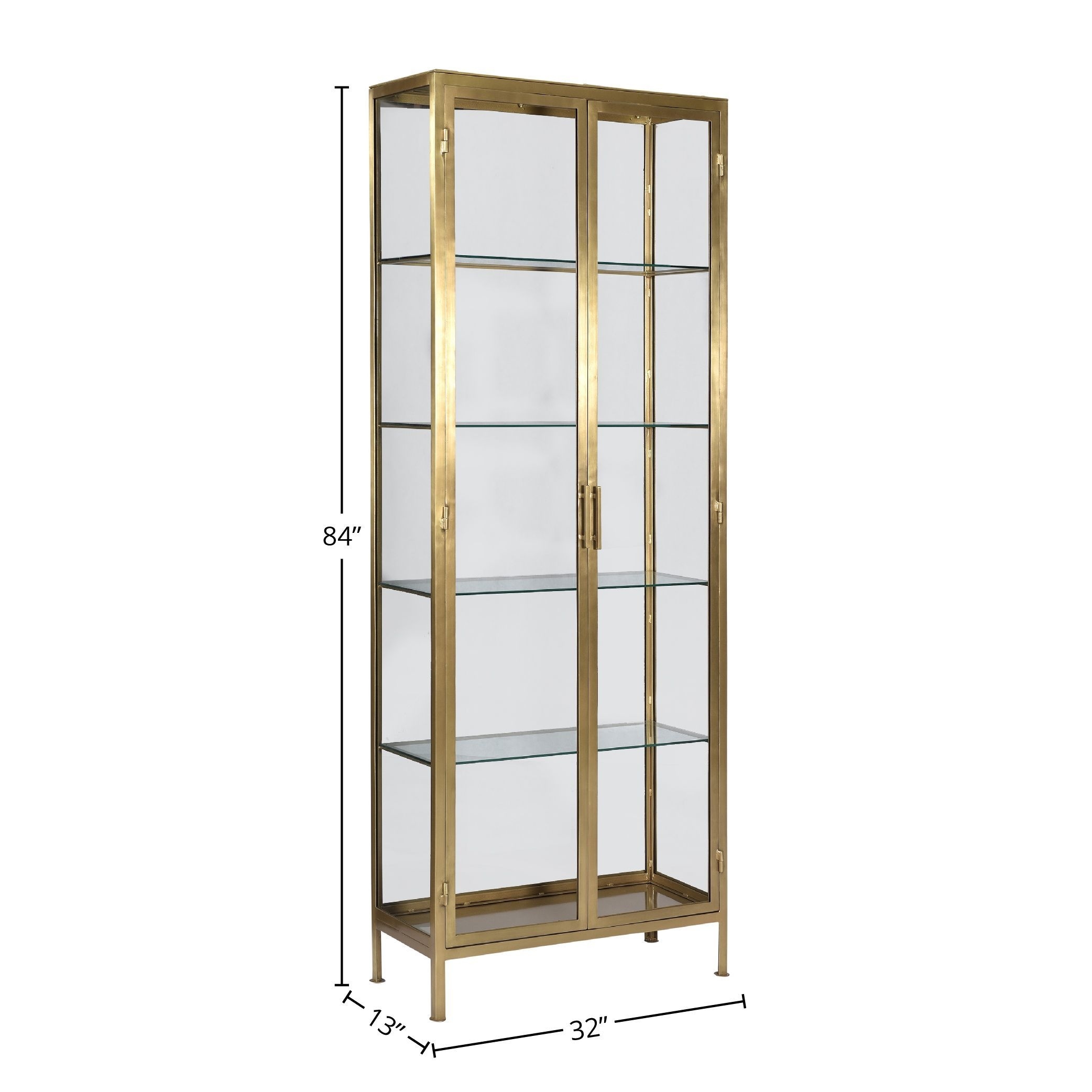 84 inch tall discount bookcase with doors